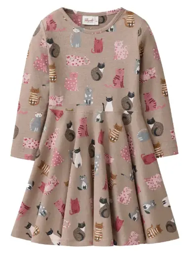 Robe à manches longues "Chat", PWO