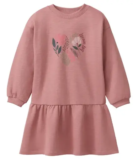 Robe sweat-shirt "Fleurs", PWO