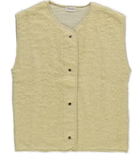 Weste "Sheep" ohne Arm, Poudre Organic