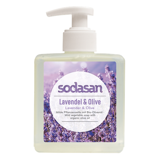 Bio-Flüssigseife Lavendel & Olive, Sodasan