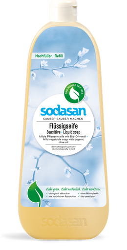 Savon liquide biologique Sensitiv, Sodasan