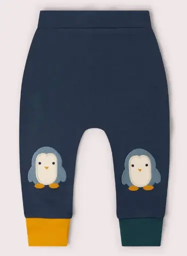 Baby Jogginghose Knie-Patch Pinguin, LGR