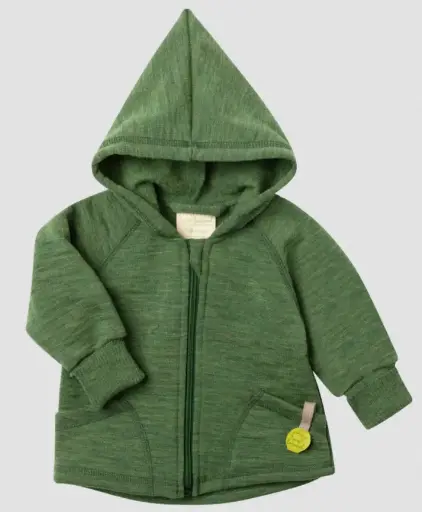 Veste en laine bébé avec fermeture éclair, Engel