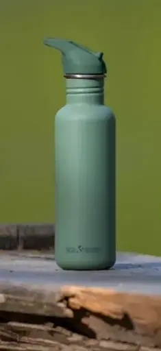 [Art.Nr.1011196] Gourde en acier inoxydable Classic 800 ml avec bouchon Flip Sport, Klean Kanteen