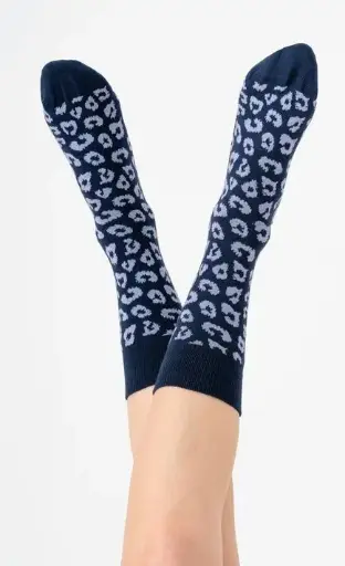 Unisex leopard-print socks, Albero-Natur