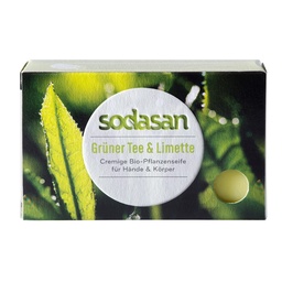 [19015] Organic soap green tea & lime