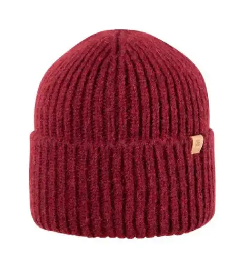 [Art.Nr.3722022-182-burgundy] Bonnet côtelé "Burgundy", Pure Pure