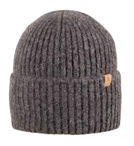 [Art.Nr.3722022-96-schiefer] Bonnet côtelé "Schiefer", Pure Pure
