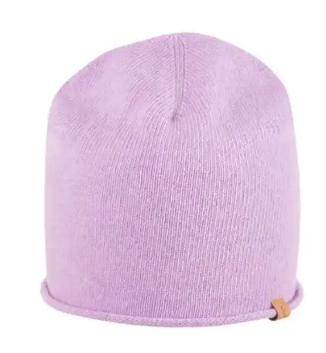 [Art.Nr.3922612-255-lilac] Cashmere rolled-edge hat "Lilac", Pure Pure
