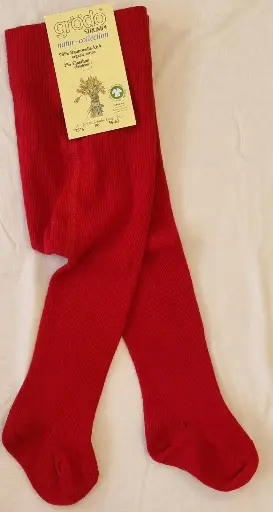 [Art.Nr.72576-00-56-62-rot] Baby Cotton tigths "Red" , Grödo