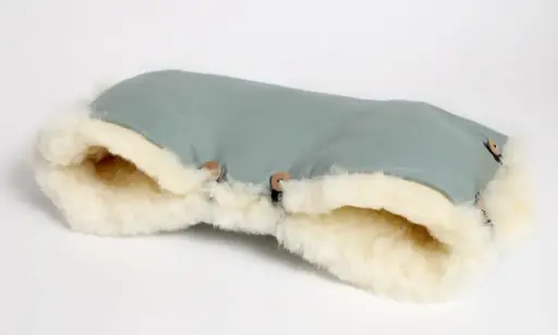 Lambskin mittens Jade, Naturkind (LNSN)