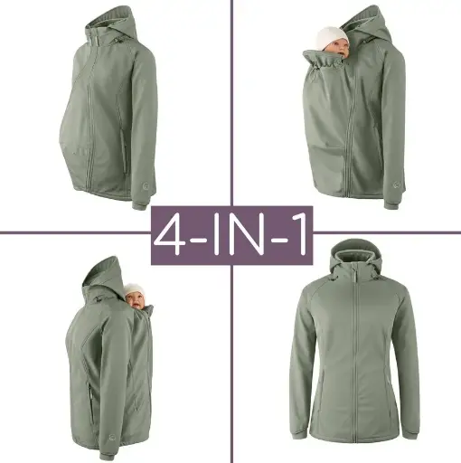 Softshell babywearing jacket "Allrounder Fit", Mamalila