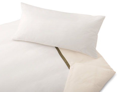 Edel-Biber Winterbettwäsche mit Zierband 200x220+2x80x80, Cotonea